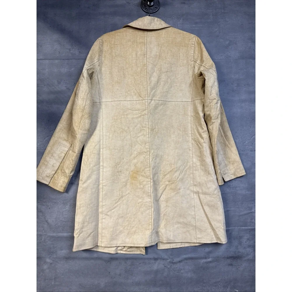vintage Coach tan Desert Color Trench/walking Coat Med